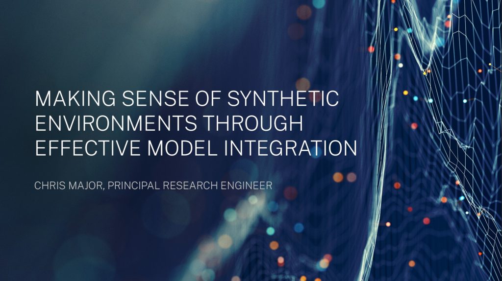 Making sense of synthetic environments